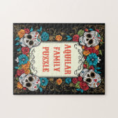 Puzzle à crâne de sucre - Día de Muertos Cadeau (Horizontal)