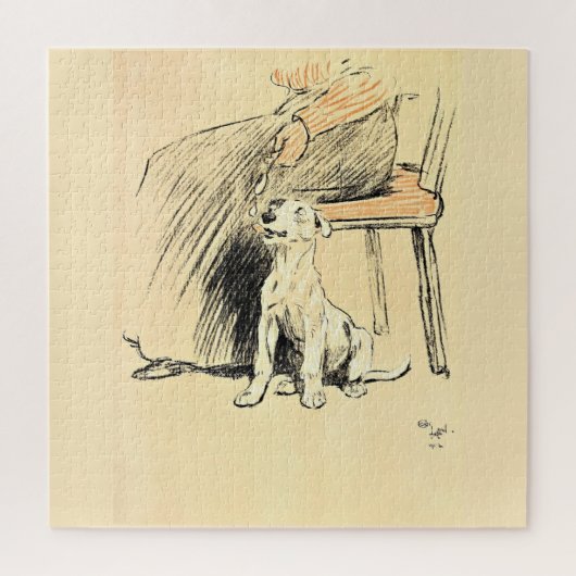 Puzzle A Dog Day Pl 12 (1902) Cecil Charles Windsor (Vertical)