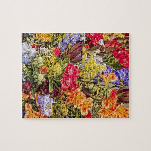 Puzzle à fleurs de 110 pièces (Horizontal)