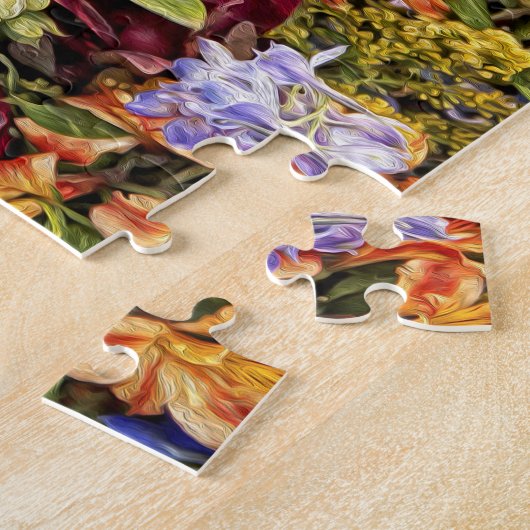 Puzzle à fleurs de 110 pièces (Côté)