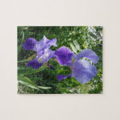 Puzzle à fleurs violettes (Horizontal)