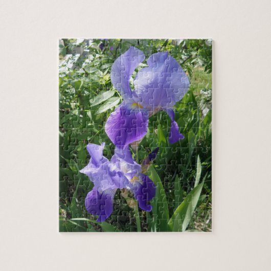 Puzzle à fleurs violettes (Vertical)