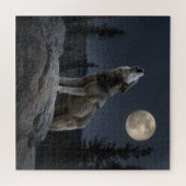 Puzzle A Howling Wolf (Horizontal)