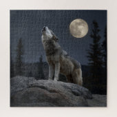 Puzzle A Howling Wolf (Vertical)