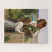 Puzzle À la fontaine par William Adolphe Bouguereau (Horizontal)