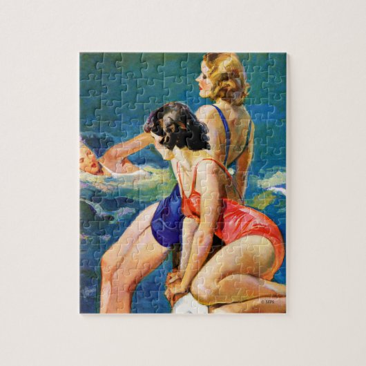 Puzzle À la piscine (Vertical)