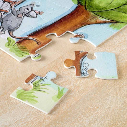 Puzzle à l'assaut!  (Côté)