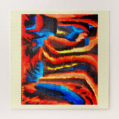 Puzzle A l'intérieur d'un volcan (Horizontal)