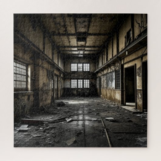Puzzle À l'intérieur d'une gare abandonnée (Vertical)