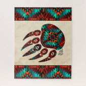 Puzzle à mâchoires pour ours tribal (Vertical)