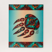 Puzzle à mâchoires pour ours tribal (Vertical)