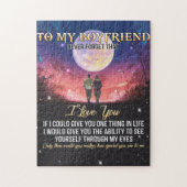 Puzzle À Mon Petit Ami Je T'Aime (Vertical)