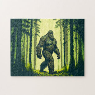 Puzzle À Pied Pour Une Promenade En Forêt