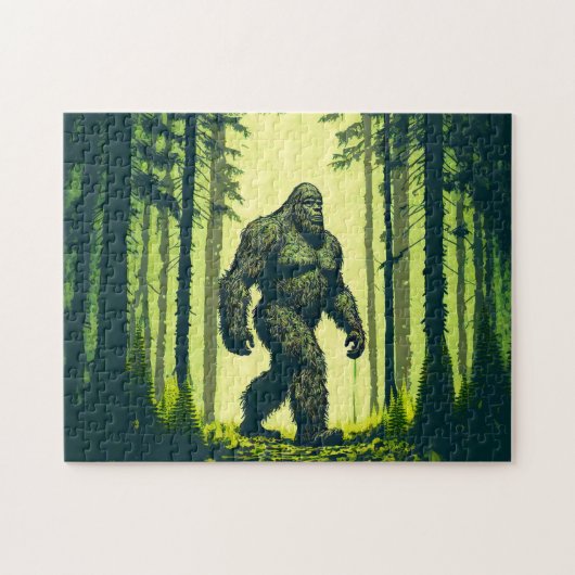 Puzzle À Pied Pour Une Promenade En Forêt (Horizontal)