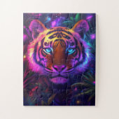 Puzzle A psychedelic tiger (Vertical)