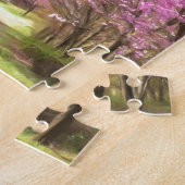 Puzzle a row of cherry blossom trees (Côté)