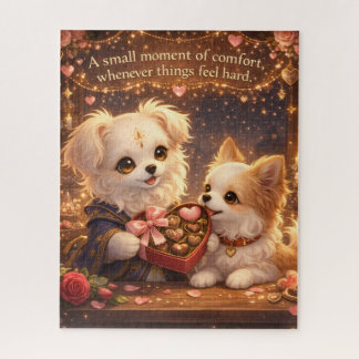 Puzzle A Small Moment of Comfort – Valentine Jigsaw Puzzl