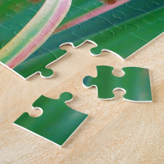 Puzzle A teal Eyed Dragonfly with cattails (Côté)