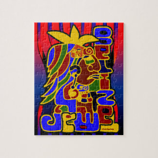 Puzzle à tête maya