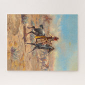 Puzzle A travers l'Alkali par Charles Marion Russell (Horizontal)