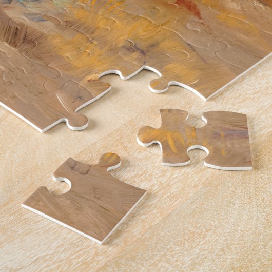 Puzzle A travers l'Alkali par Charles Marion Russell (Côté)