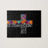 Puzzle A Whole Lot Of Jesus And Quilting Sewing crochet (Horizontal)