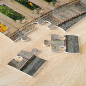 Puzzle Abbaye Melk avec jardin et ville, Autriche (Côté)