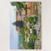 Puzzle Abbaye Melk avec jardin et ville, Autriche (Vertical)