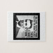 Puzzle Abe Lincoln & Citation "Stand Firm" (Horizontal)