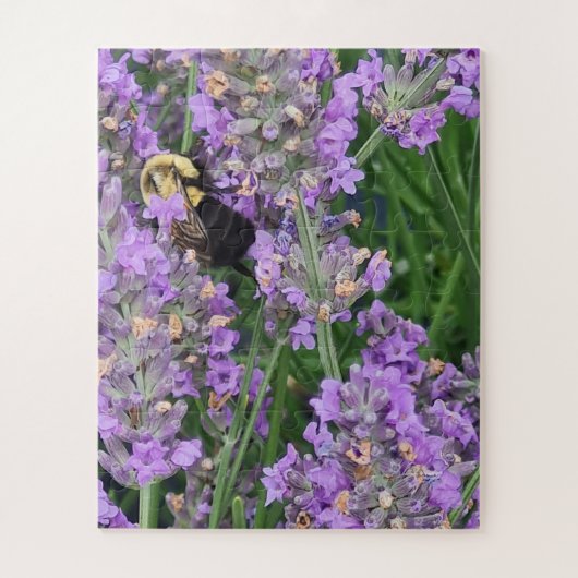 Puzzle Abeille à Miel sur la Lavande (Vertical)