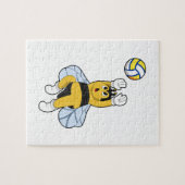 Puzzle Abeille aux sports de volley-ball (Horizontal)