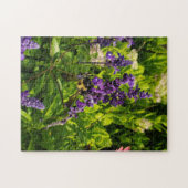 Puzzle Abeille dans le jardin (Horizontal)