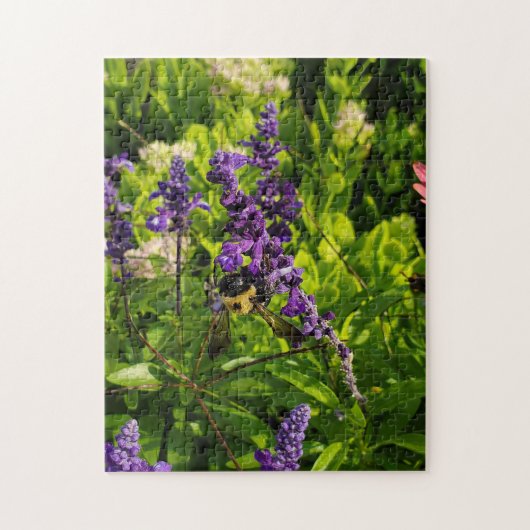 Puzzle Abeille dans le jardin (Vertical)