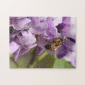 Puzzle Abeille de miel du Texas | Purple Laurel Flower (Horizontal)