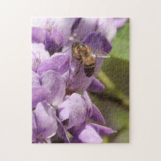 Puzzle Abeille de miel du Texas | Purple Laurel Flower (Vertical)