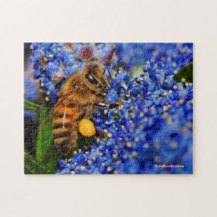 Puzzle Abeille de miel : Pollinateur Lilac de Californie 