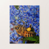 Puzzle Abeille de miel : Pollinateur Lilac de Californie  (Vertical)