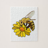 Puzzle Abeille en fleurs (Vertical)