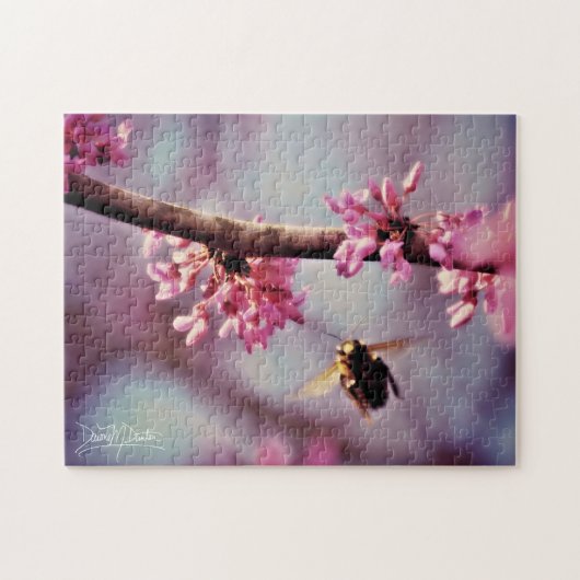 Puzzle Abeille en rose (Horizontal)