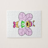 Puzzle Abeille en tant qu'infirmière avec trousse First a (Horizontal)