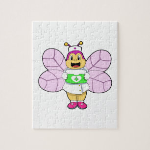 Puzzle Abeille en tant qu'infirmière avec trousse First a