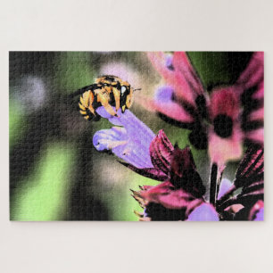 Puzzle Abeille et fleur 20x30 1014 jpcnm