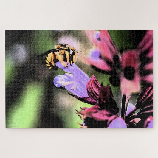 Puzzle Abeille et fleur 20x30 1014 pccna (Horizontal)