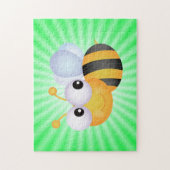 Puzzle Abeille mignonne ; vert (Vertical)