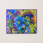 Puzzle Abeille occupée : Insecte et oublie-moi-pas les fl (Horizontal)