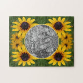 Puzzle Abeille Sur Black Eyed Susan Flower Ajouter votre  (Horizontal)