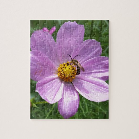 Puzzle abeille sur fleur (Vertical)