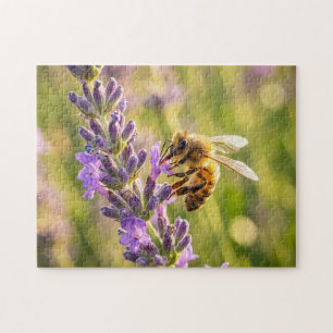 Puzzle Abeille sur lavande