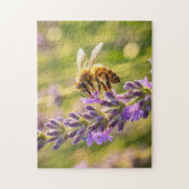 Puzzle Abeille sur lavande (Vertical)