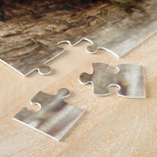 Puzzle Abeilles de miel sauvage dans un arbre creux (Côté)